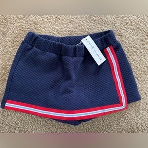 Janie and Jack Girls Navy Skort, Size 6